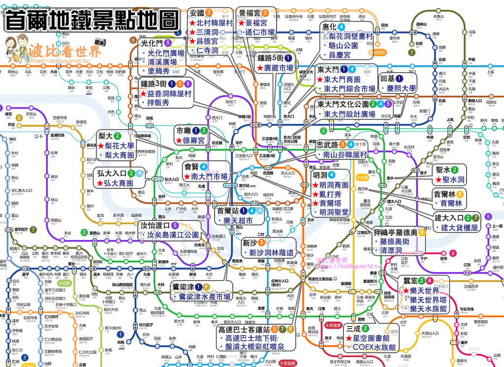 【2025首爾自由行】5天4夜韓國首爾行程這樣玩！景點美食＆交通花費全攻略