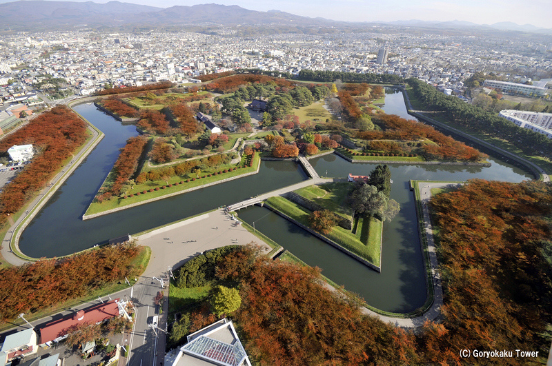 【函館】五稜郭公園＆五稜郭塔：櫻花雪景四季皆美！美食＆門票優