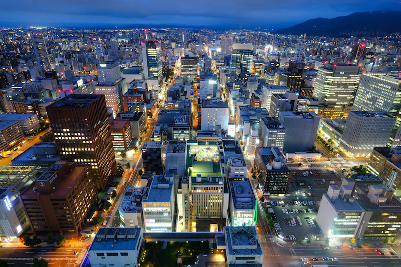 【札幌夜景】JR塔展望室T38：無敵夜景觀景台！連廁所都好狂