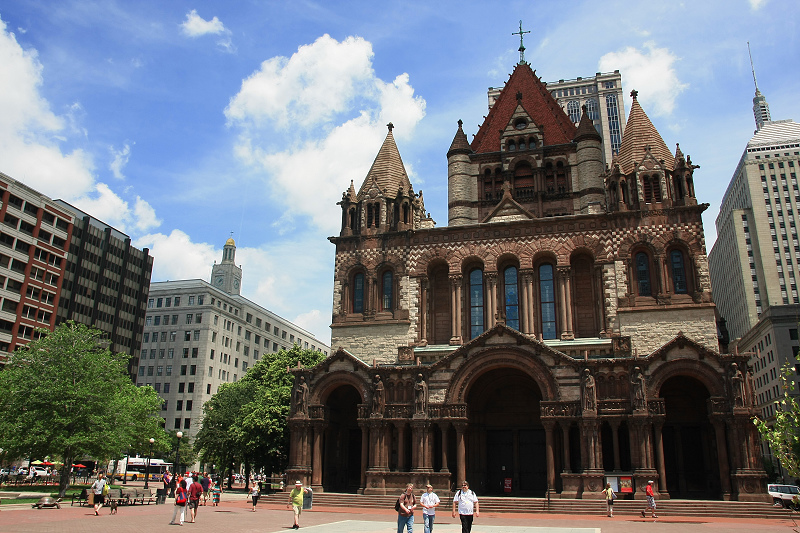 ［遊記篇］ 波士頓：三一教堂（Trinity Church）☆約翰漢考克大樓（John Hancock Tower）