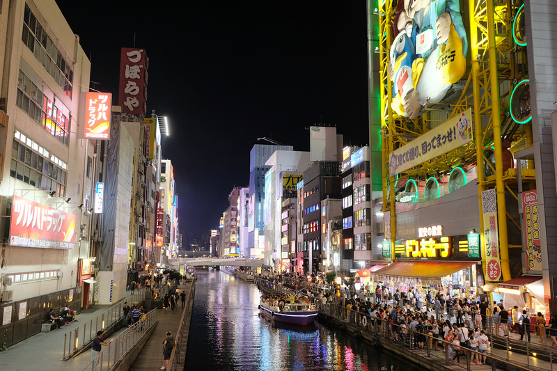 【大阪】道頓堀水上觀光船：用大阪周遊卡免門票！預約晚上夜景超