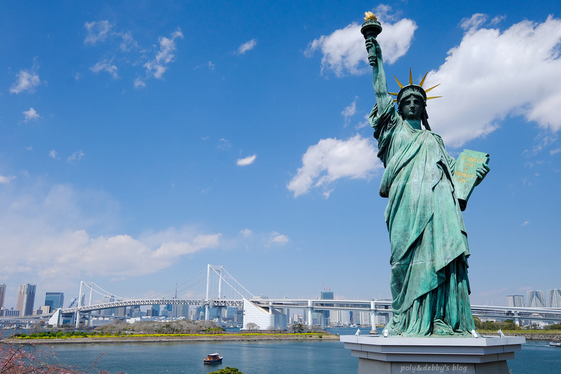 【東京】台場海濱公園：必訪日劇浪漫場景！自由女神＆彩虹大橋夜