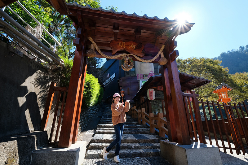 【台中】谷關景點一日遊：溫泉公園、明治老街、吊橋步道＆美食交