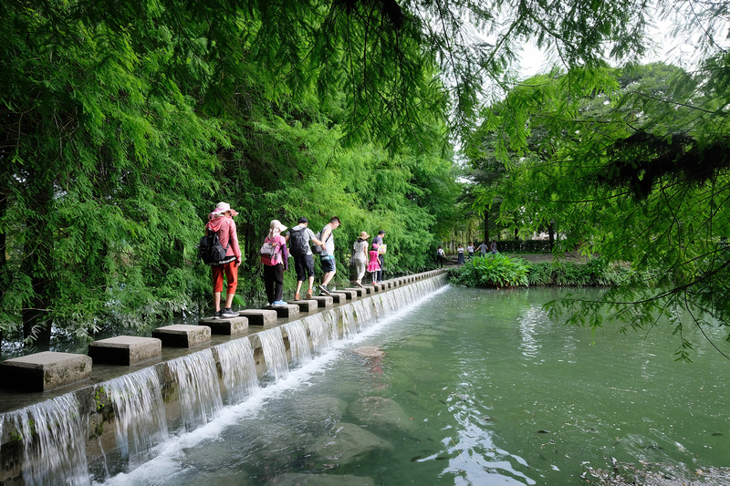 【花蓮】雲山水夢幻湖：落羽松、跳石步道＆超美湖光山色！門票民