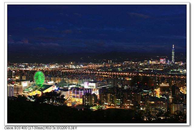 ［士林區］：絕佳夜景劍南山