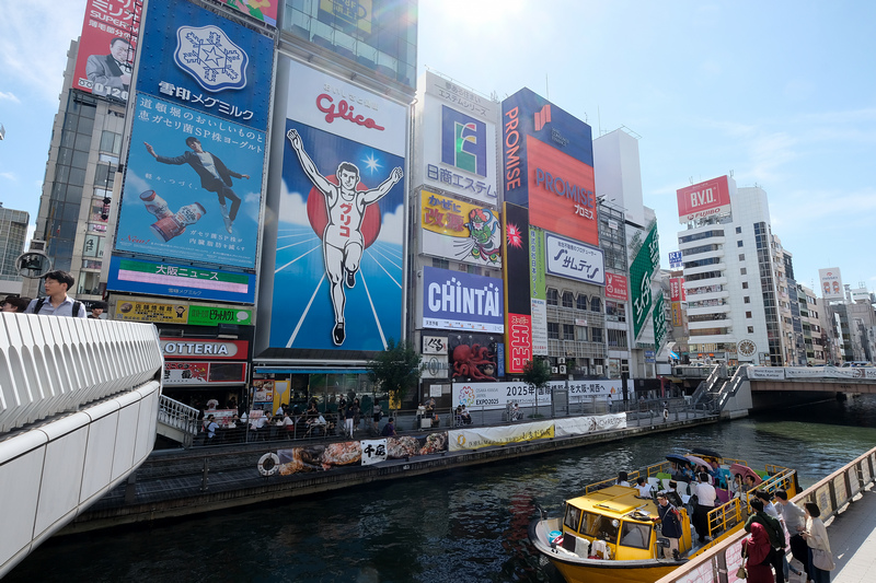 【大阪】道頓堀水上觀光船：用大阪周遊卡免門票！預約晚上夜景超