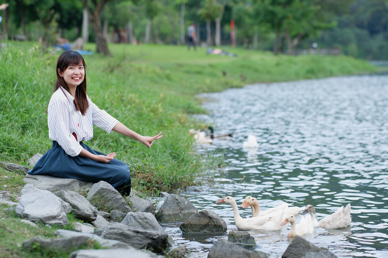 【宜蘭】梅花湖風景區：腳踏車環湖超愜意！露營車、美食＆附近景