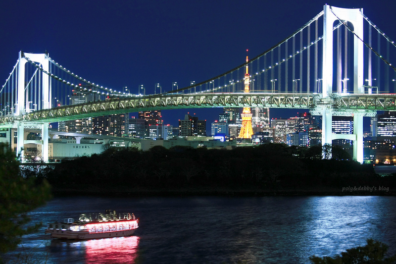 【東京】台場海濱公園：必訪日劇浪漫場景！自由女神＆彩虹大橋夜