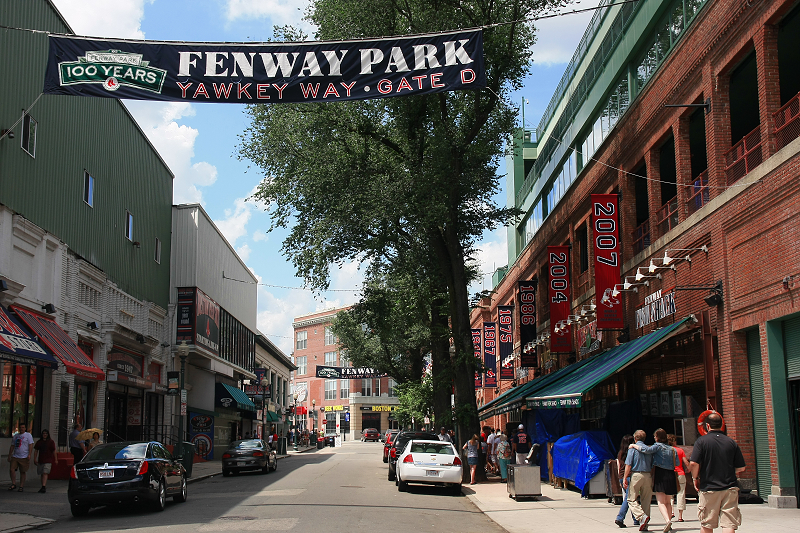 【波士頓】：芬威球場Fenway Park ♥ 大聯盟最古老球場