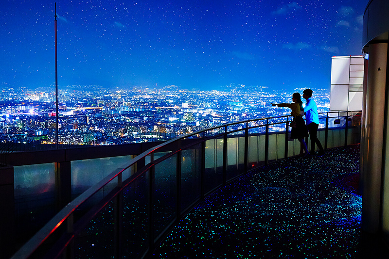 【大阪夜景】梅田藍天大廈空中庭園展望台：便宜門票交通＆美食瀧