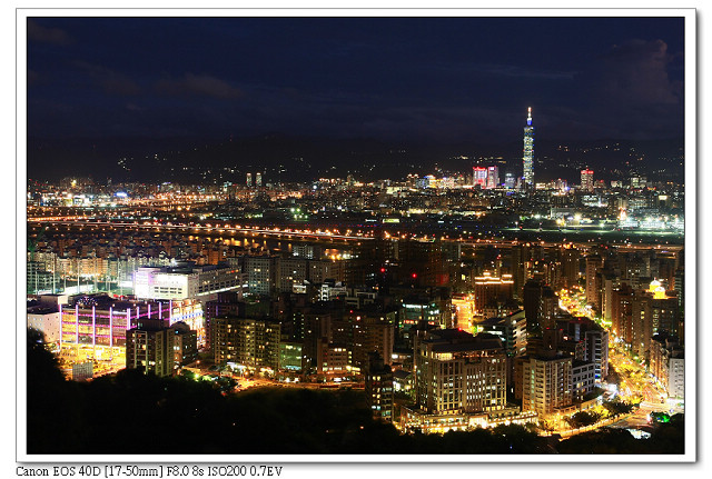 ［士林區］：絕佳夜景劍南山