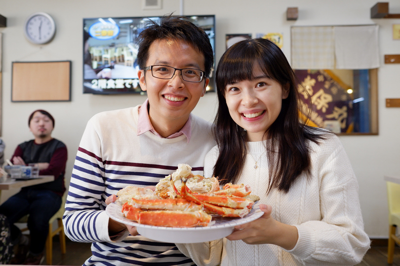 【北海道】函館朝市：帝王蟹、海鮮丼當早餐！必吃美食＆必買伴手