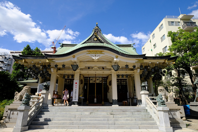 【大阪】難波八阪神社：震撼巨無霸獅子殿！免門票限定御守＆附近